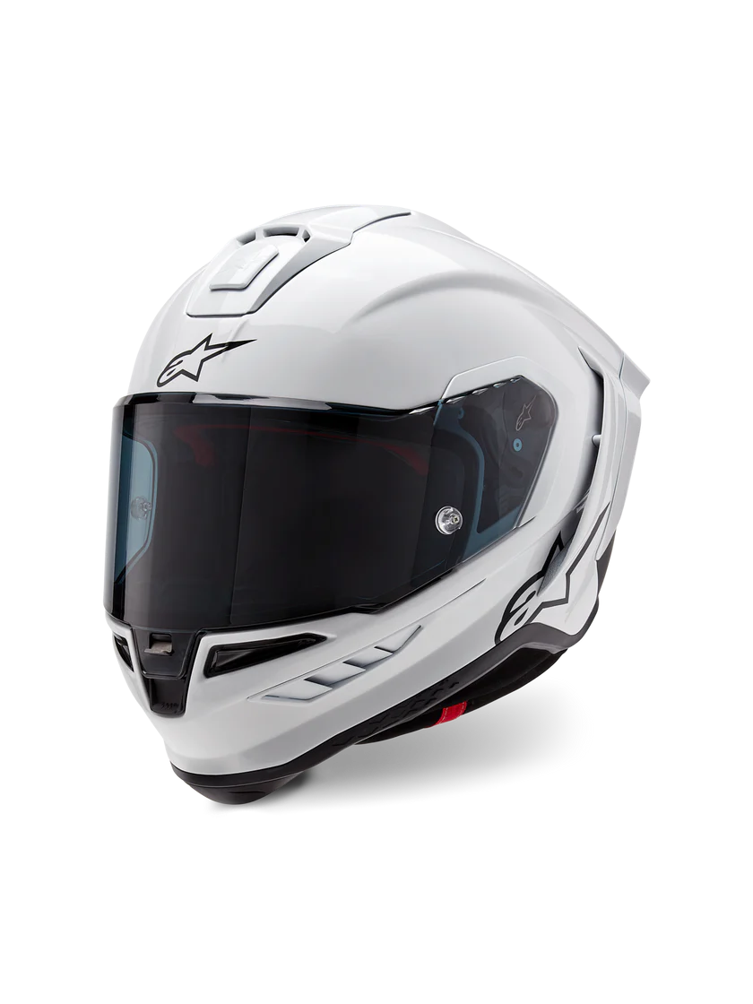 Alpinestars Supertech R10 Solid Helm Weiß Glanz 8200124-2170