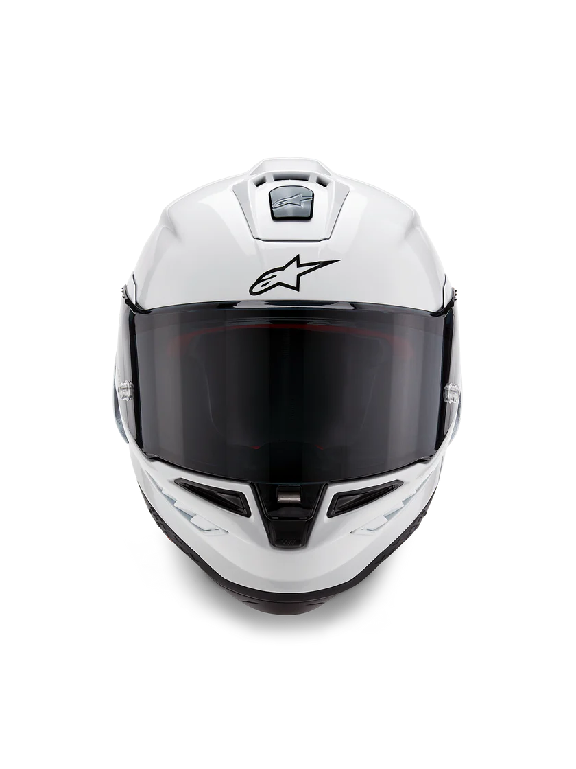 Alpinestars Supertech R10 Solid Helm Weiß Glanz 8200124-2170