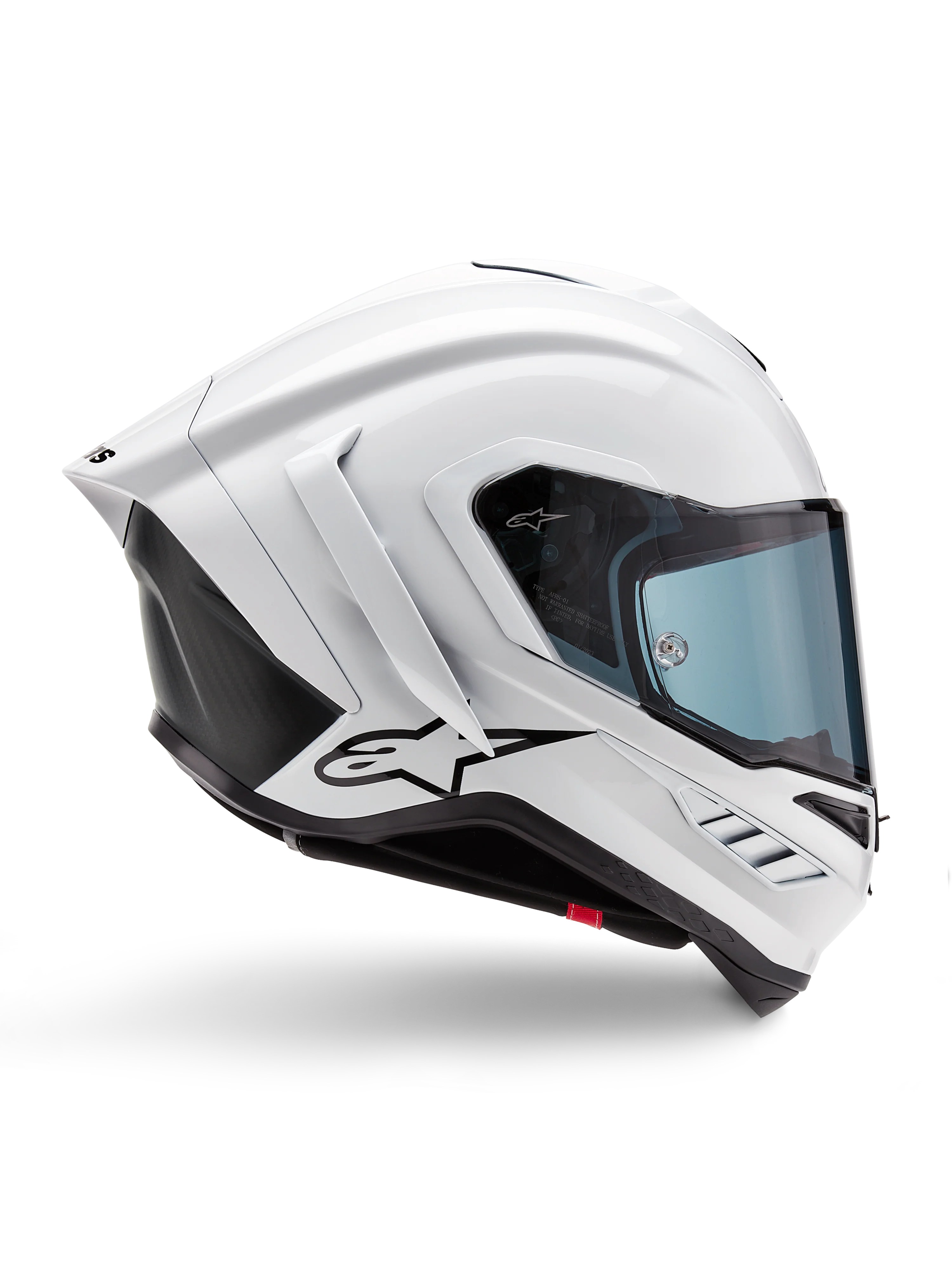 Alpinestars Supertech R10 Solid Helm Weiß Glanz 8200124-2170