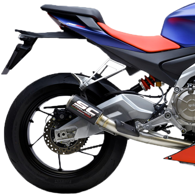 SC-Project ステンレス製フルエキゾーストシステム 2-1 CR-T アプリリア RS 660 (20-25) 
