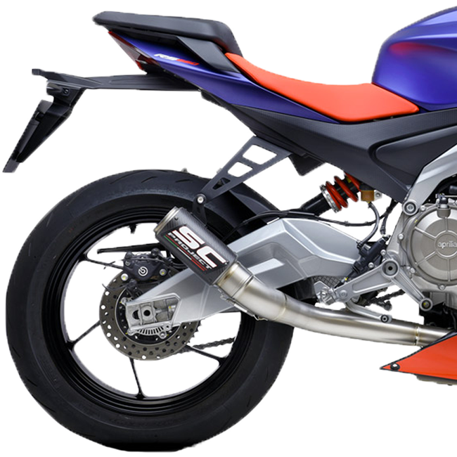 SC-Project Titan 完全排気システム 2-1 CR-T Aprilia RS 660 (20-25) A23A-TC36 