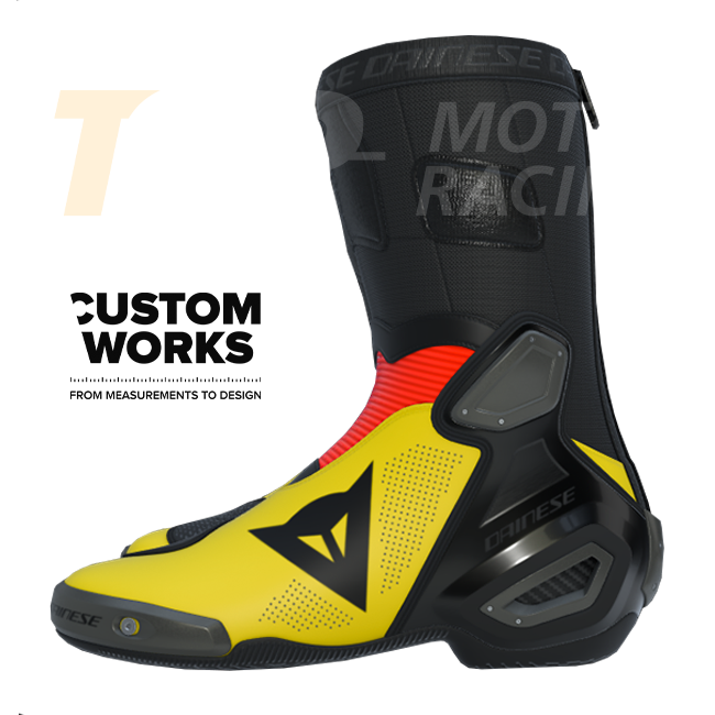 Dainese Axial 2 Air Racing und Straßen Motorradstiefel Herren | Germania Edition | Custom Works