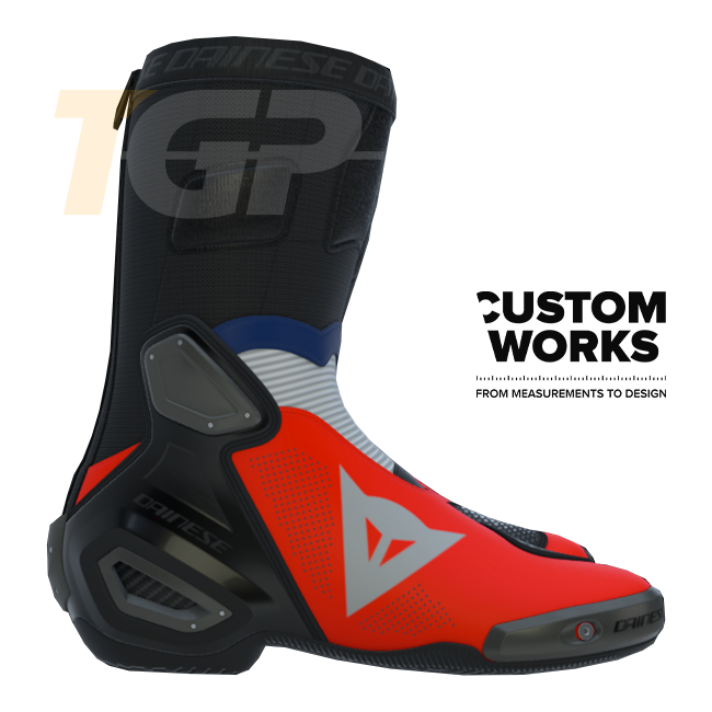 Dainese Axial 2 Air Racing und Straßen Motorradstiefel Herren | Francia Edition | Custom Works