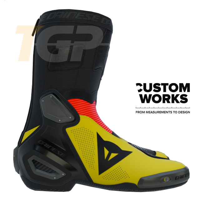 Dainese Axial 2 Air Racing und Straßen Motorradstiefel Herren | Germania Edition | Custom Works