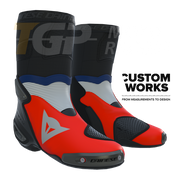 Dainese Axial 2 Racing und Straßen Motorradstiefel Herren | Francia Edition | Custom Works
