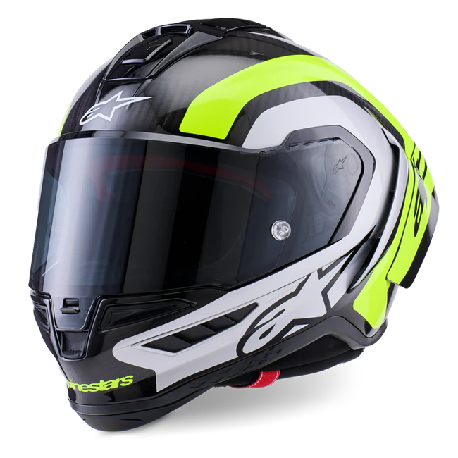 アルパインスターズ スーパーテック R10 ヘルメット アリウス イエロー フルオ グロス 8203926-1699 
