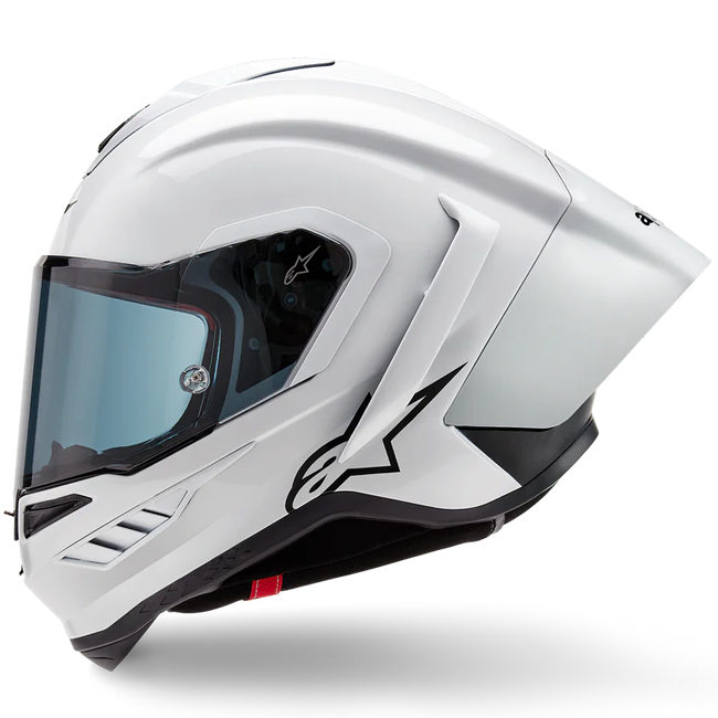 Alpinestars Supertech R10 Solid Helm Weiß Glanz 8200124-2170