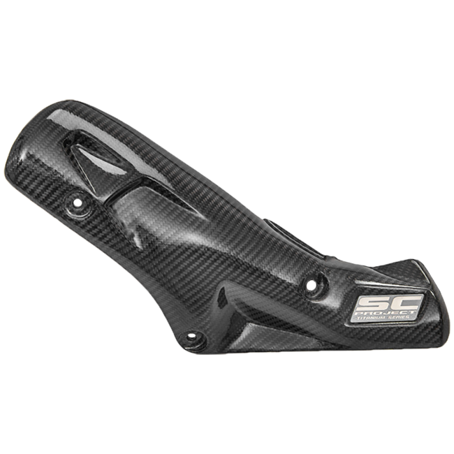 カーボンヒートシールド マフラー SC-Project スリップオン BMW S1000RR K67 (19-20) B33A-CP 