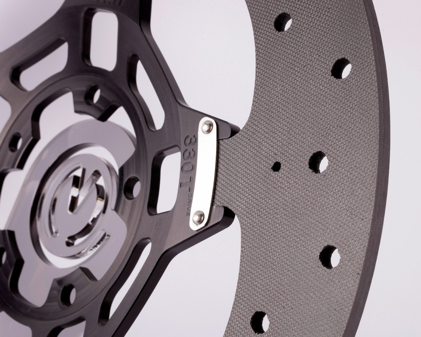 SICOMカーボンセラミック ブレーキディスクローター GPスタイル SSP 330x6mmキット デュカティ パニガーレ V4/S/R (18-24) 