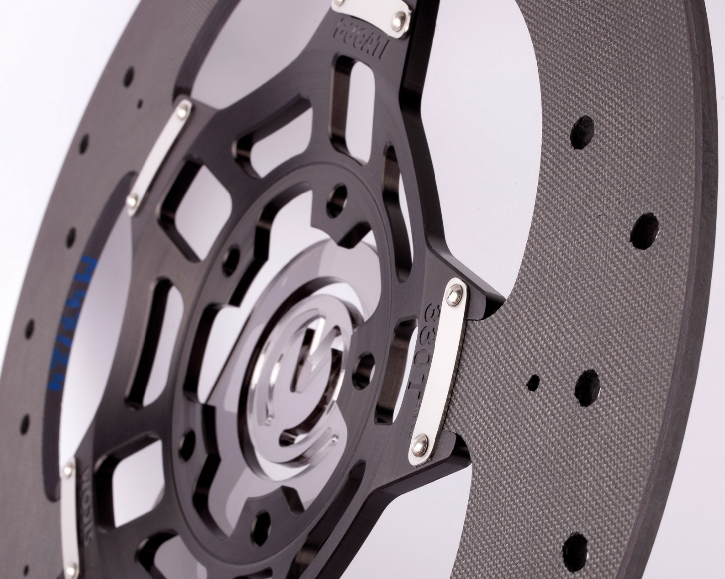 SICOMカーボンセラミック ブレーキディスクローター GPスタイル SSP 330x6mmキット デュカティ パニガーレ V4/S/R (18-24) 