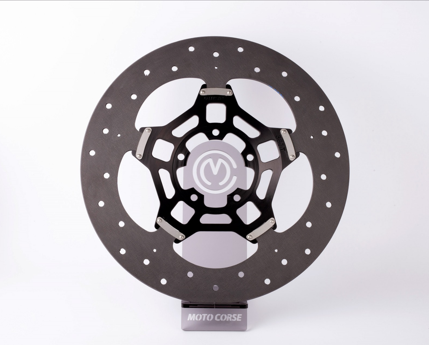 SICOMカーボンセラミック ブレーキディスクローター GPスタイル SSP 330x6mmキット デュカティ パニガーレ V4/S/R (18-24) 