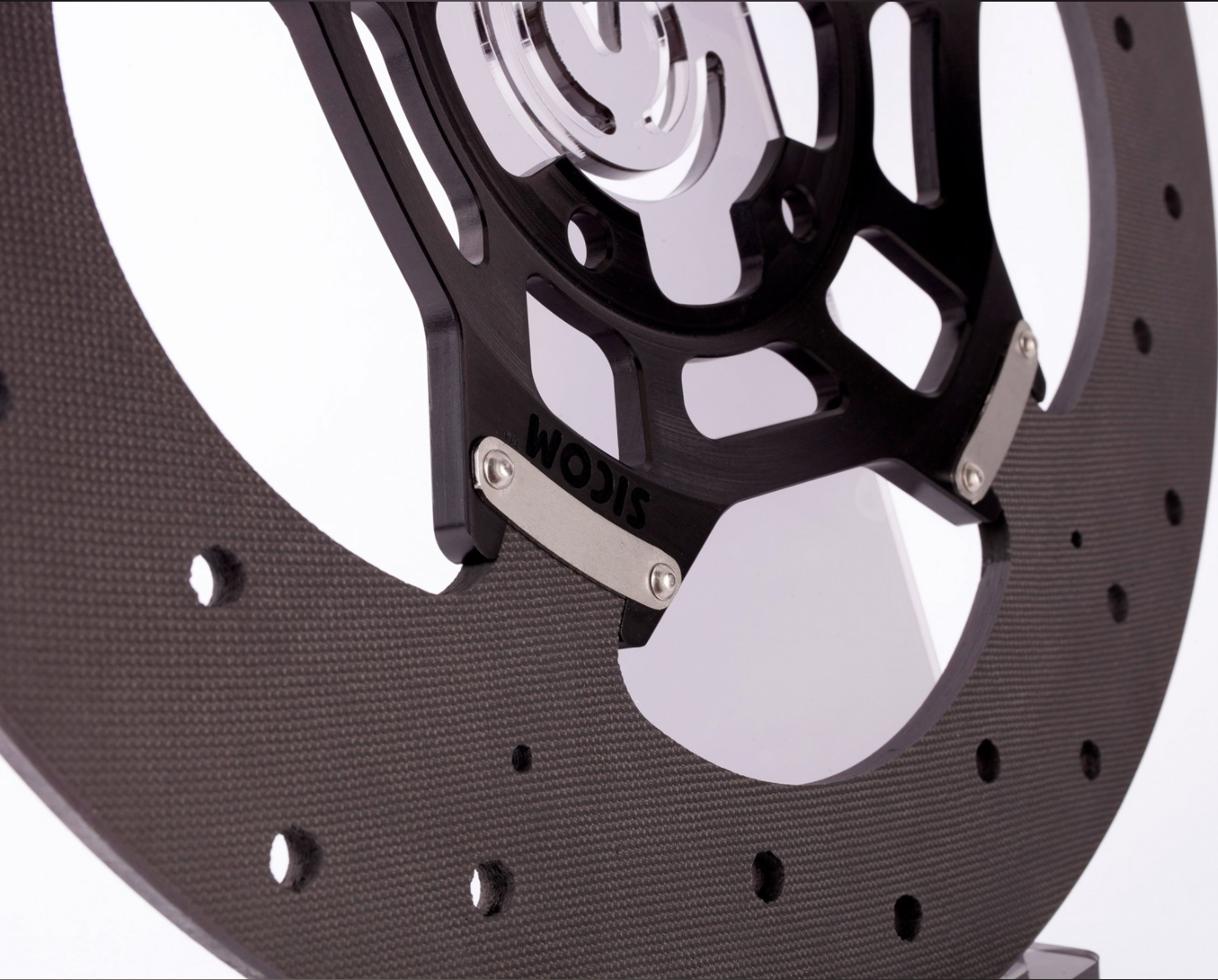 SICOMカーボンセラミック ブレーキディスクローター GPスタイル SSP 330x6mmキット デュカティ パニガーレ V4/S/R (18-24) 