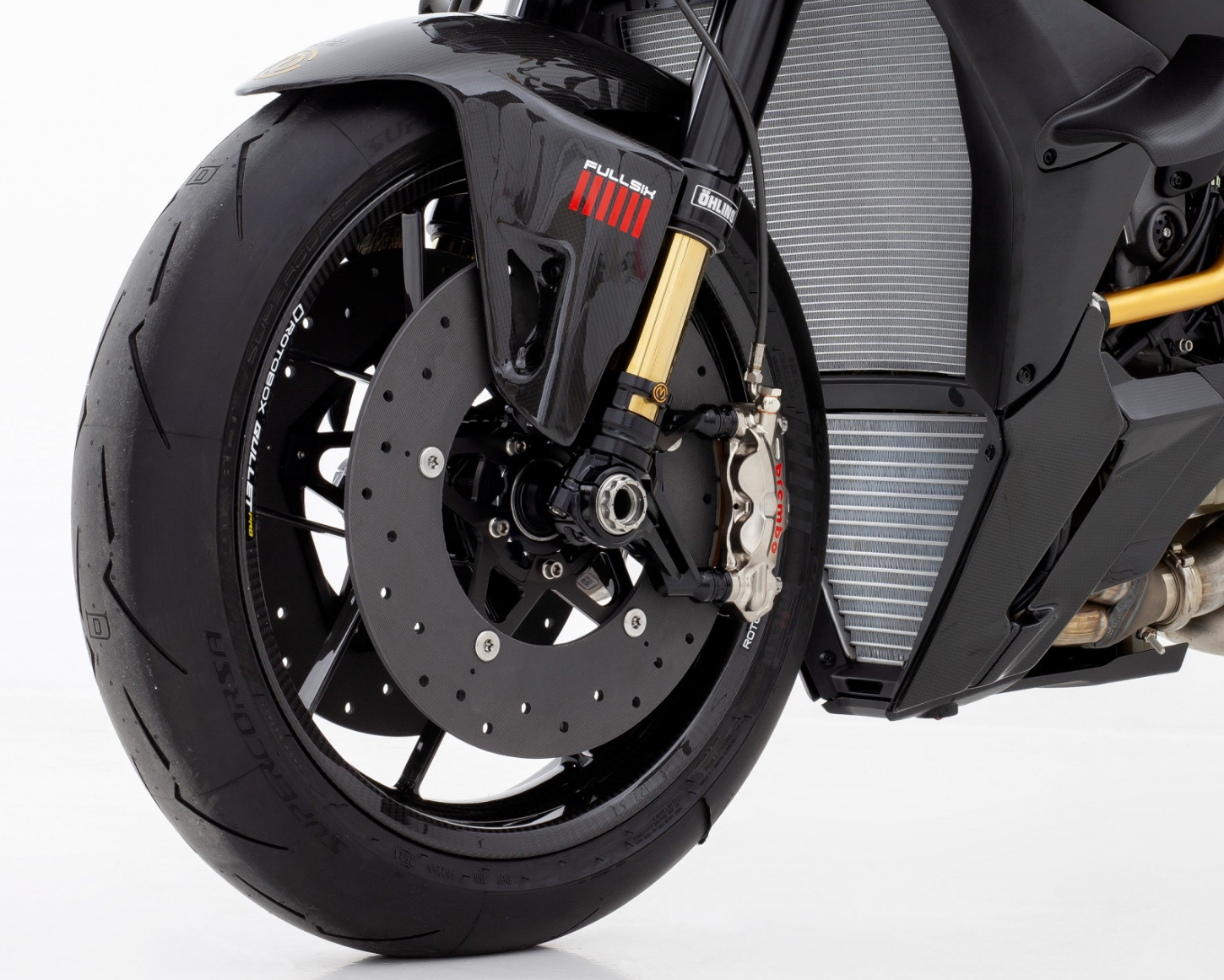 SICOMカーボンセラミック ブレーキディスクローター GPスタイル SSP 330x6mm キット ドゥカティ パニガーレ V4/S/R (18-24) 