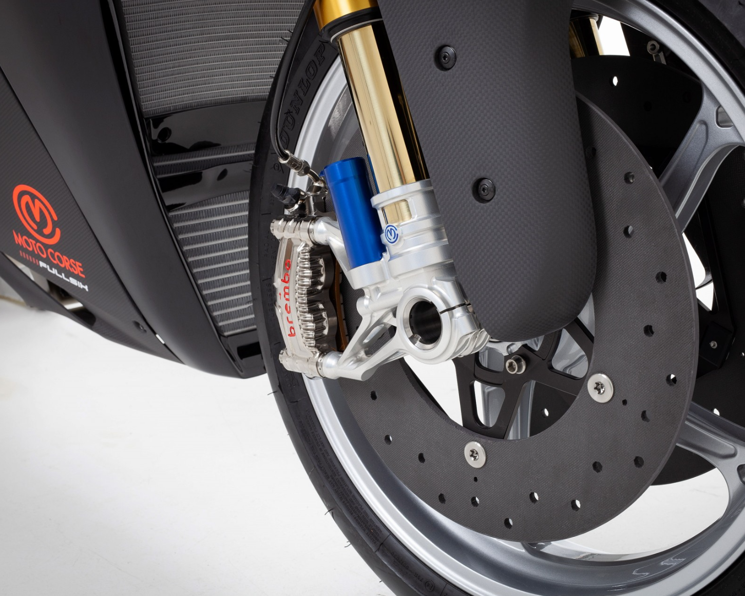 SICOMカーボンセラミック ブレーキディスクローター GPスタイル SSP 330x6mm キット ドゥカティ パニガーレ V4/S/R (18-24) 