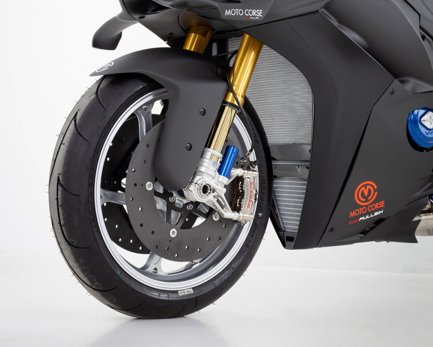 SICOMカーボンセラミック ブレーキディスクローター GPスタイル SSP 330x6mm キット ドゥカティ パニガーレ V4/S/R (18-24) 