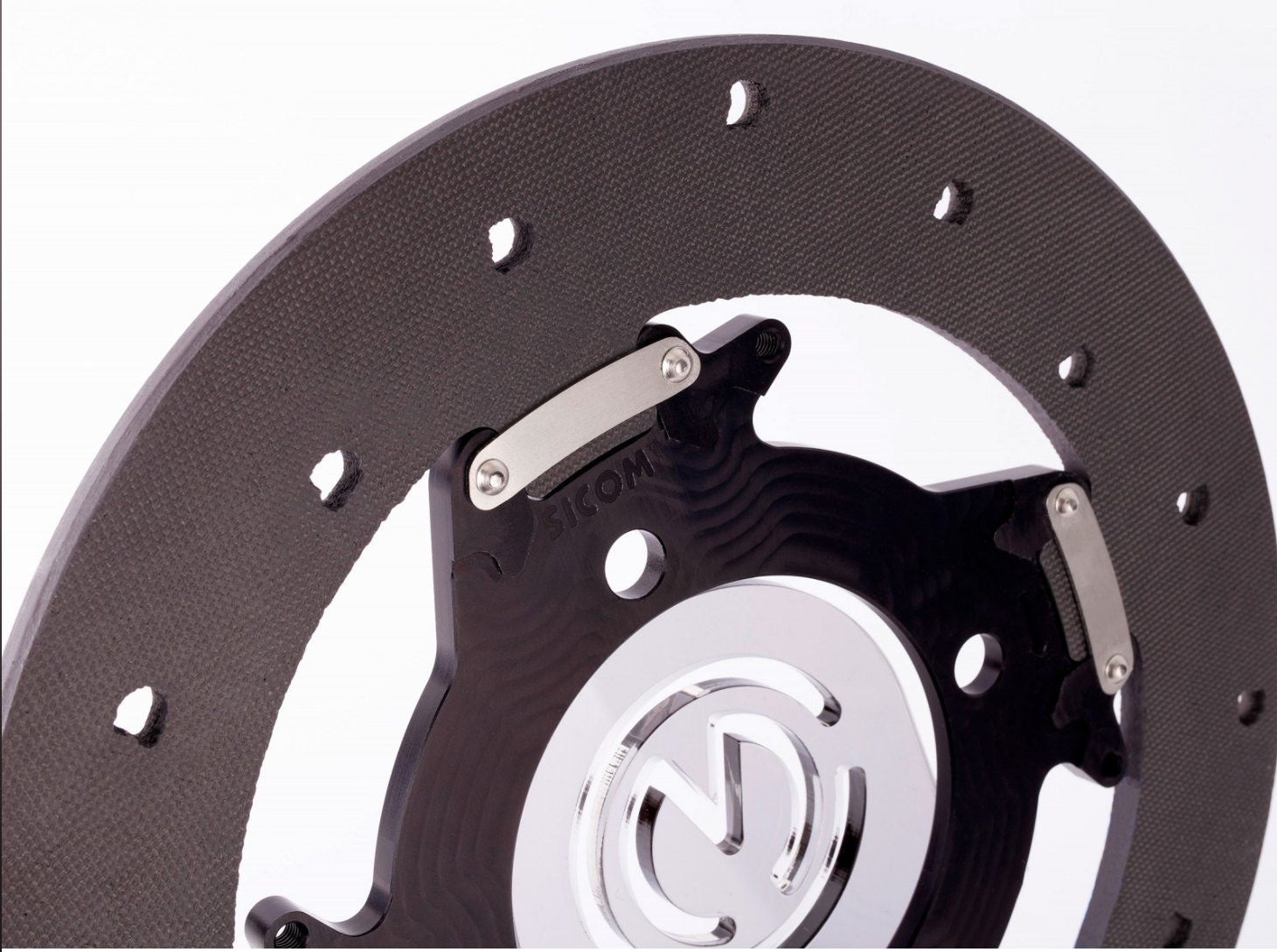 SICOM カーボンセラミックリアホイール-ブレーキディスクローター T-ドライブ 245x6mm キット ドゥカティ パニガーレ V4/S/R (18-24) 