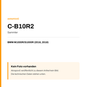 Akrapovic Sammler BMW M1000R / S1000R (16-18) C-B10R2 — Platzhalter, kein Herstellerfoto verfügbar