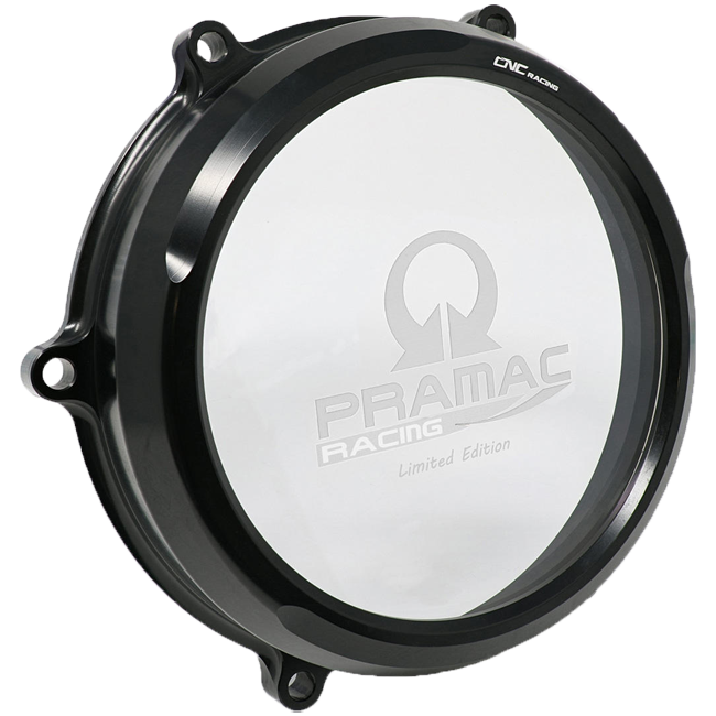 透明なクラッチカバー Pramac Racing 限定版 CNC レーシング Ducati Panigale V4/S (2025) CA210PR 