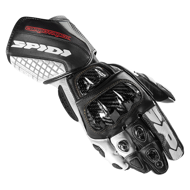 スピディ カーボ トラック エボ レーシング バイク レザー グローブ | メンズ | ブラック/ホワイト | A203011 