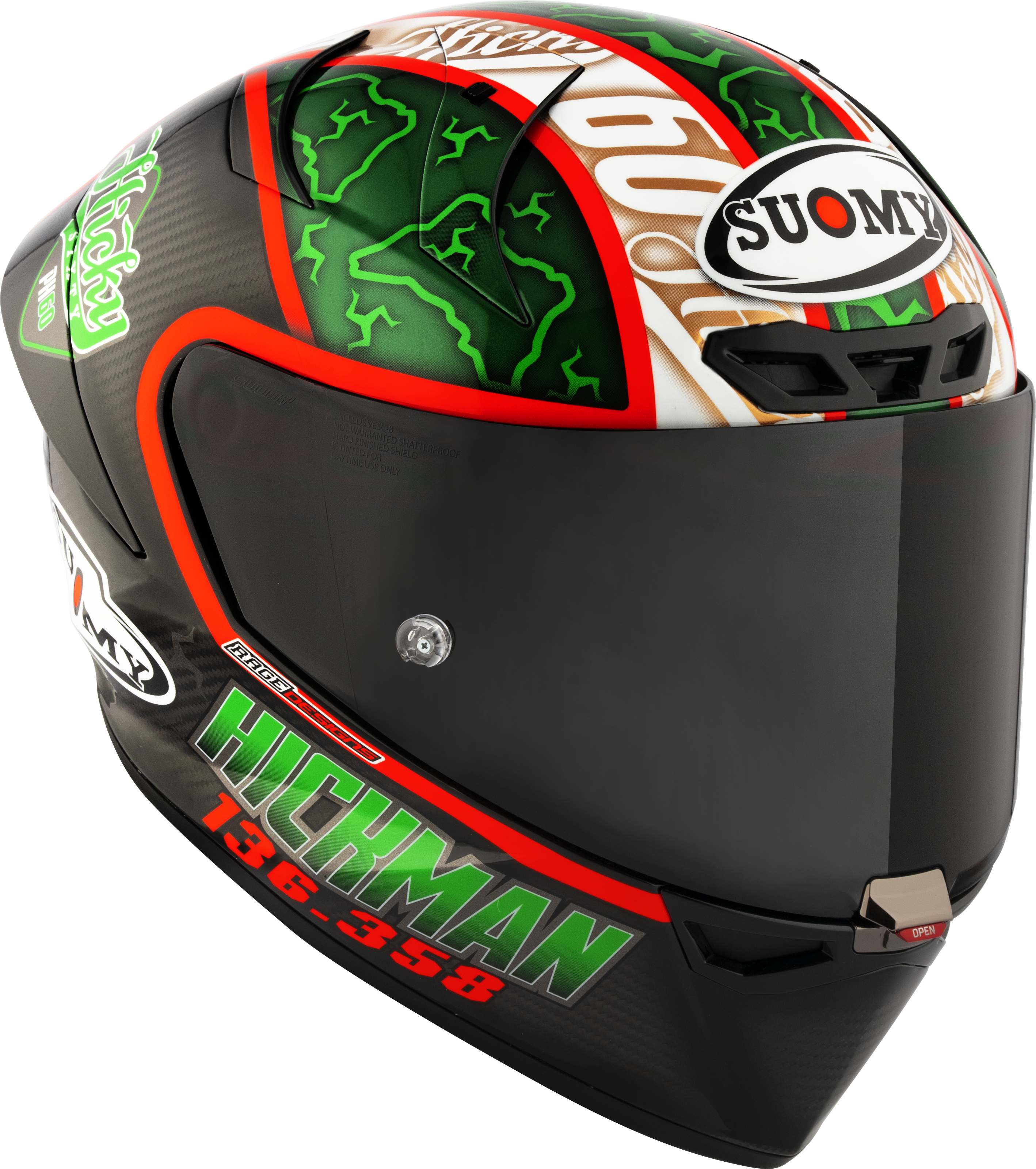 スオーミー S1-XR GP ヘルメット ピーター・ヒックマン レプリカ 2024 K6SX0010 