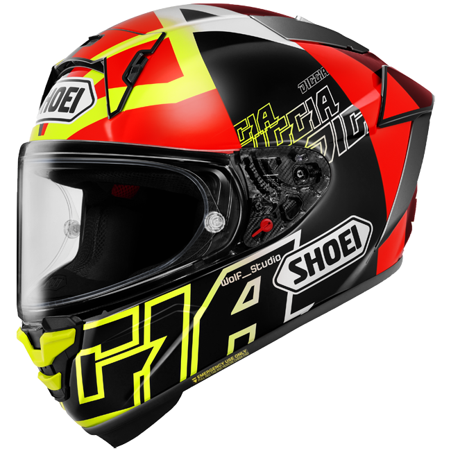 Shoei X-SPR PRO ヘルメット Diggia2 TC-3 ファビオ・ディ・ジャンナントニオ レプリカ 2025 
