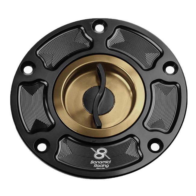 ボナミチ・レーシングのクイックリリースタンクキャップ、アプリリア RSV4/1100 ファクトリー/R/RR/RF (09-25) FC030 