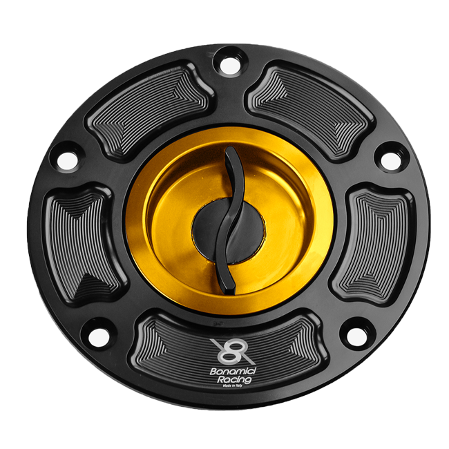 ボナミチ・レーシングのクイックリリースタンクキャップ、アプリリア RSV4/1100 ファクトリー/R/RR/RF (09-25) FC030 