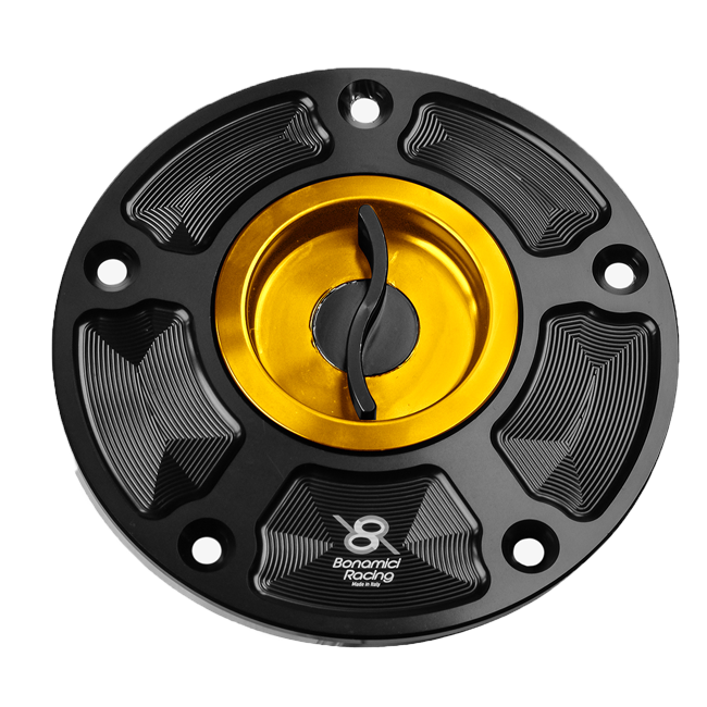 ボナミチ・レーシング製のカワサキ ZX-10 R/RR (06-20) 用クイックリリースタンクキャップ FC070 