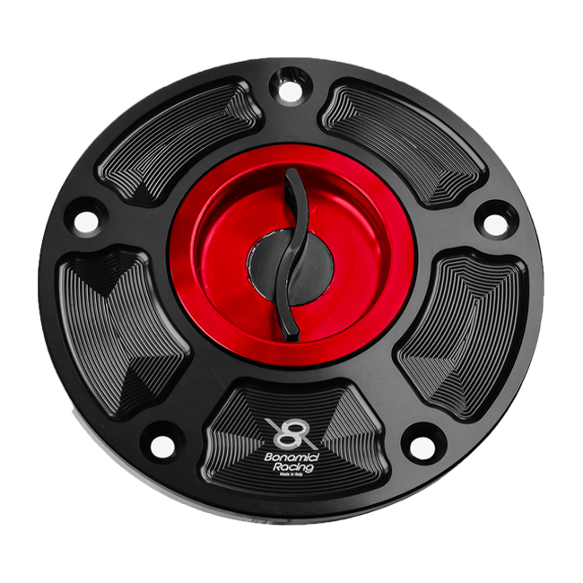 ボナミチ・レーシング製のカワサキ ZX-10 R/RR (06-20) 用クイックリリースタンクキャップ FC070 