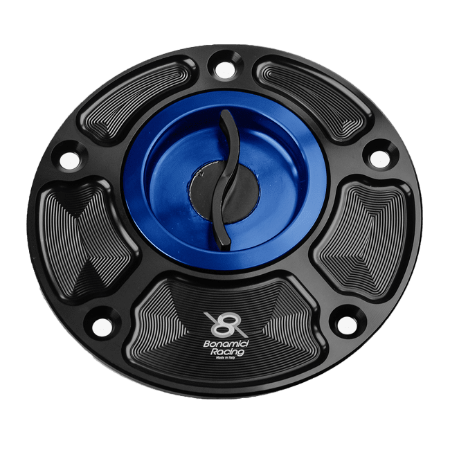 ボナミチ・レーシング製のヤマハ YZF-R9 (25-26) FC110用クイックリリースタンクキャップ 