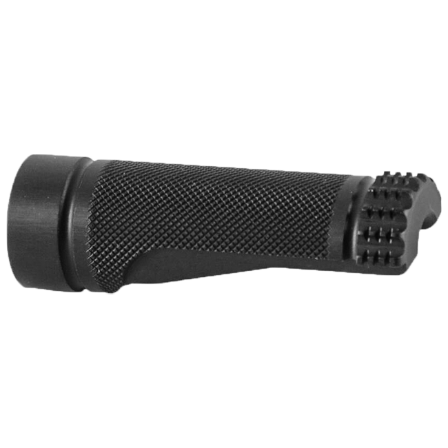 LighTech 交換用フットレスト 固定 75 mm – シルバー/ブラック | FTR1098 