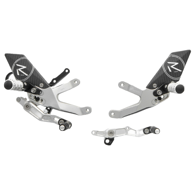 フットレストシステム R LighTech BMW S1000RR K46 (15-18) FTRBM004RSIL 