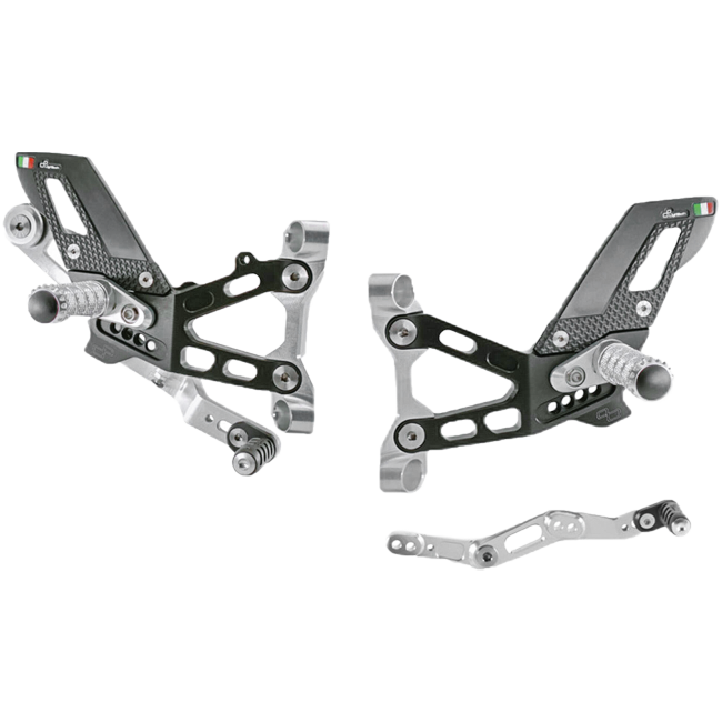 フットレストシステム LighTech BMW M1000RR K66 (21-25) FTRBM007/W 