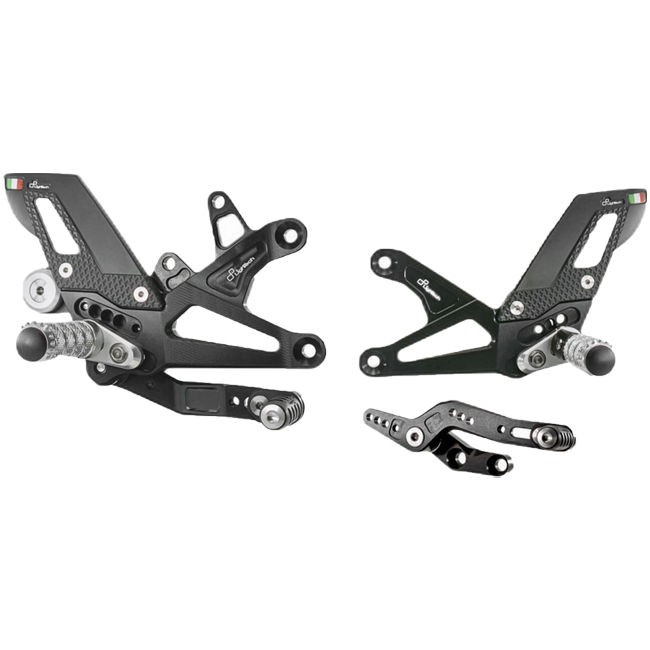 LighTech フットレストキット トライアンフ デイトナ 675/765 (13-21) FTRTR005 