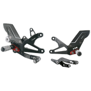 フットレストシステム R LighTech トライアンフ デイトナ 675/765 (13-21) FTRTR005R 