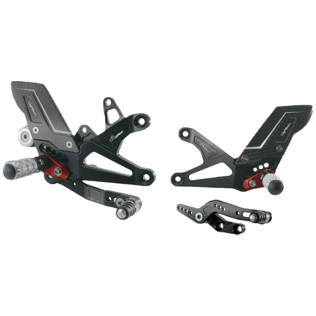 フットレストシステム R LighTech トライアンフ デイトナ 675/765 (13-21) FTRTR005R 