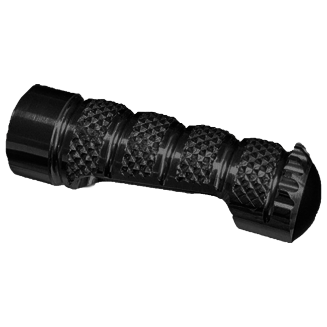 LighTech 交換フットレスト 固定 70.5 mm – シルバー/ブラック | RFTR245-248 