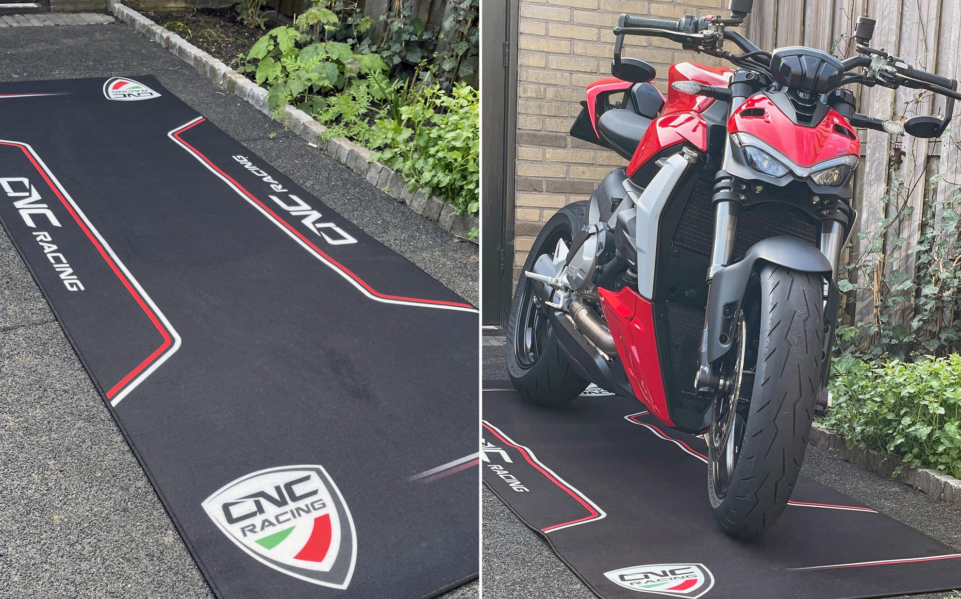 バイク用ボックス＆ガレージカーペット 226 x 80 cm CNC Racing GA016B 