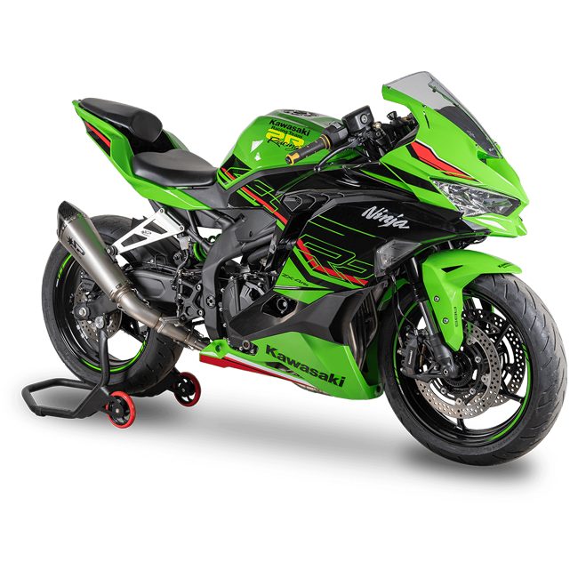 Spark Exhaust Komplettanlage Racing Konix Evo Collector Titanium Kawasaki ZX-4RR (23-26) GKA8856T