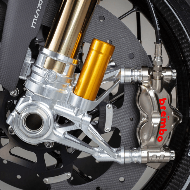 CNCフォークフットセット 108 mm 「GPスタイル」 Motocorse Ducati Panigale V4/S/R (18-24) 