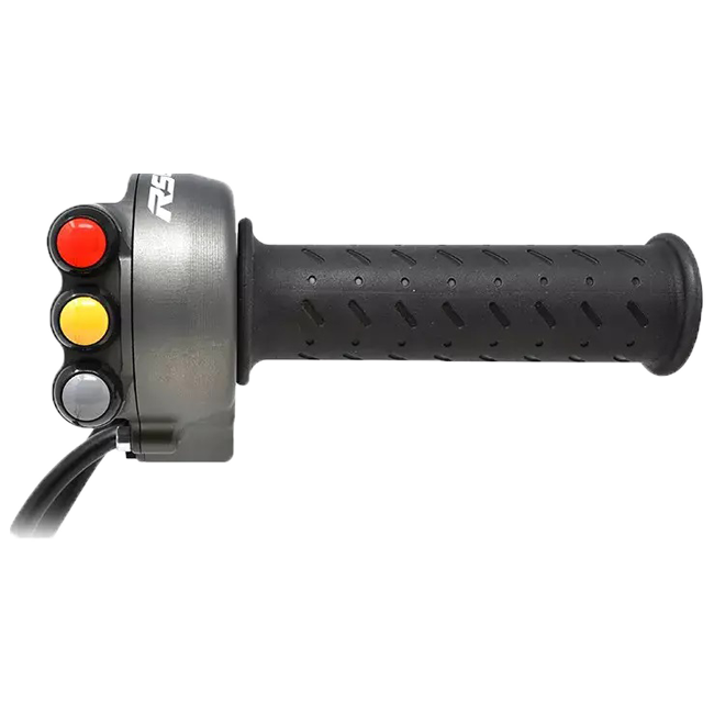 Gasgriffgehäuse mit integriertem Lenkerschalter JetPrime Aprilia RSV4/1100 Factory/RF/RR (17-20) JP ACC 009