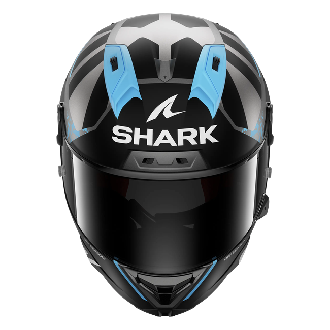 Shark Aeron GP FIM 2 Raúl Fernández Winter Test Replica matt ABS HE4161 — Frontansicht