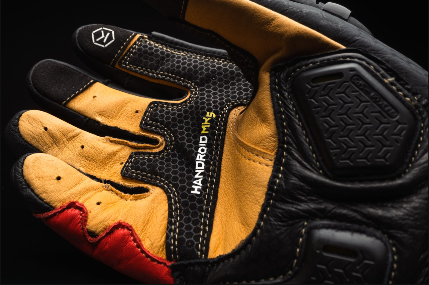 Knox Handroid MK5 レーシングレザーグローブ | メンズ | レッド | 11769404105 