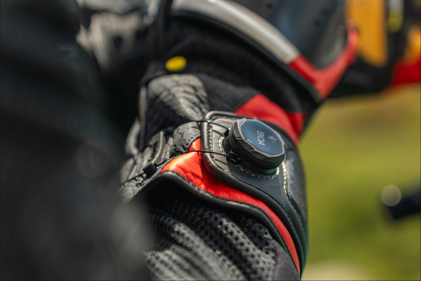 Knox Handroid MK5 レーシングレザーグローブ | メンズ | レッド | 11769404105 