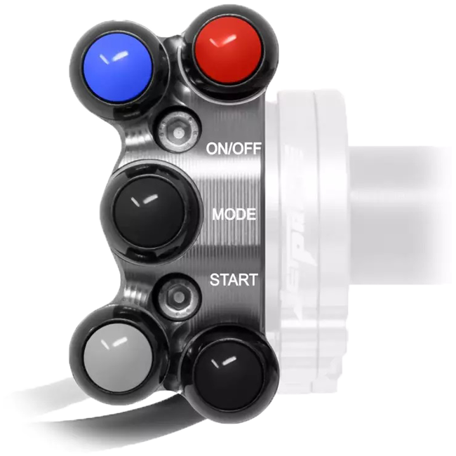 ヤマハ YZF-R1/M RN65 (20-25) JP PLD 133 用の JetPrime JP ACC 133/143 ガスグリップ用ハンドルスイッチ 