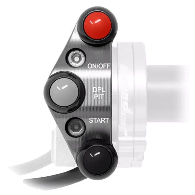 Ducati Panigale V4/S (2025) JP PLD 156用のJetPrime JP ACC 156ガスグリップ用ハンドルスイッチ 