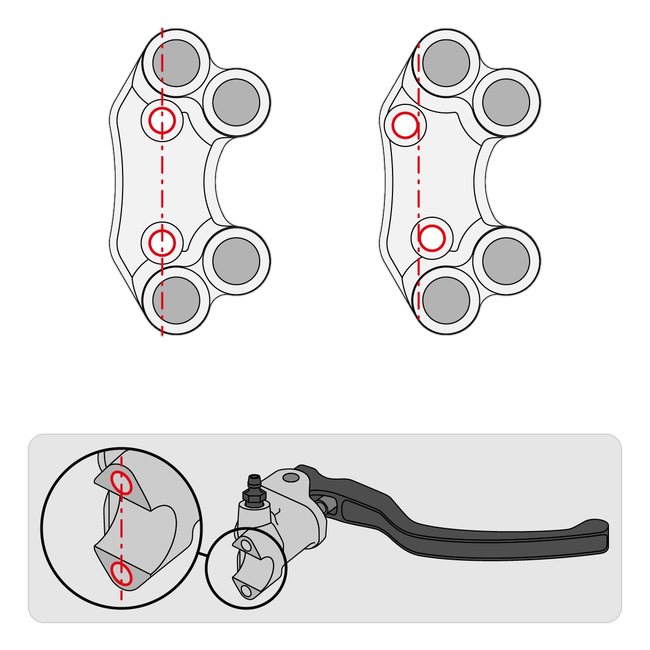 Lenkerschalter Street rechts JetPrime Ducati Panigale V4 R (26) JP PLDB 056 – versetztes Lochbild