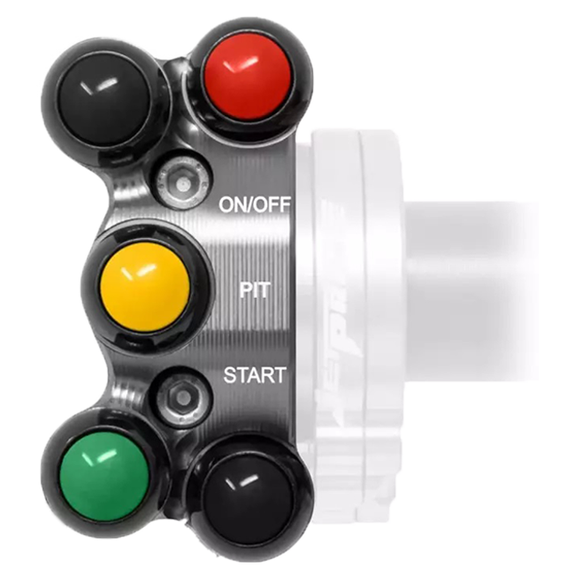 ホンダ CBR 1000 RR-R SC82 (20-25) JP PLDR 127 用の JetPrime JP ACC 127 ガスグリップ用ハンドルスイッチ 