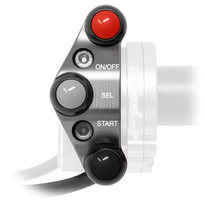 カワサキ ZX-10 R/RR (21-25) JP PLD 154 用 JetPrime JP ACC 154 ガスグリップ用ハンドルスイッチ 