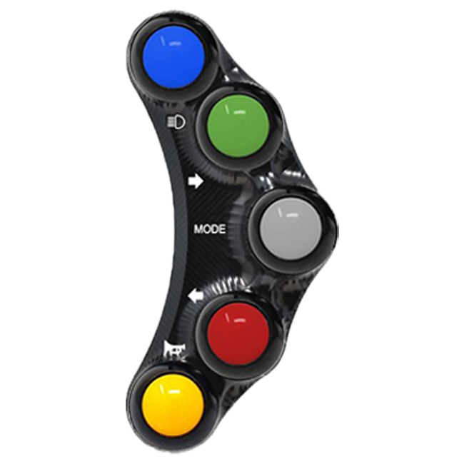 ストリート用ハンドルスイッチ 左側 JetPrime Kawasaki ZX-10 R/RR (16-20) JP PLS 004 